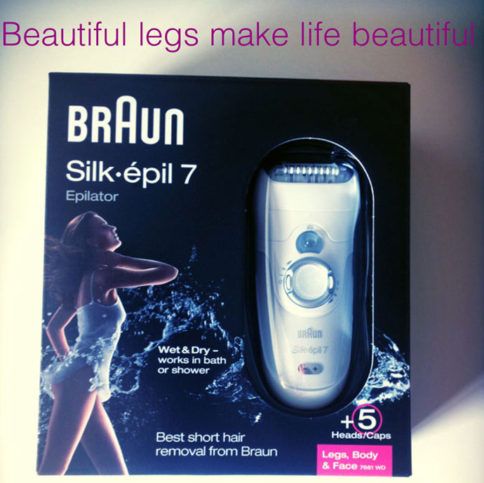 Beautiful legs with Braun Silk-epil 7